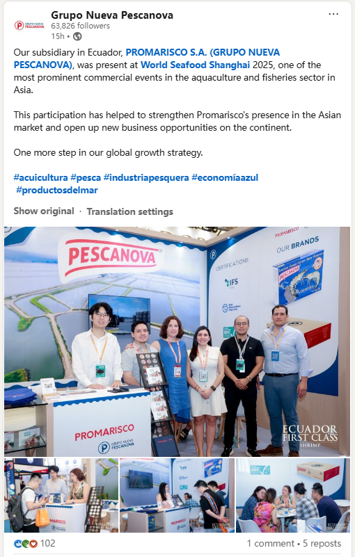 海外商机 引力全球 | 上海成为全球水产商机的“引力场”(图23) 海外商机 引力全球 | 上海成为全球水产商机的“引力场”(图23)